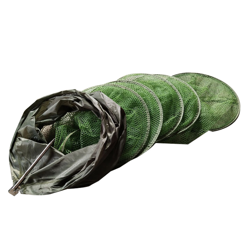 Fishing Quest - Składana sieć rybacka Tackle pierścień aluminiowy
