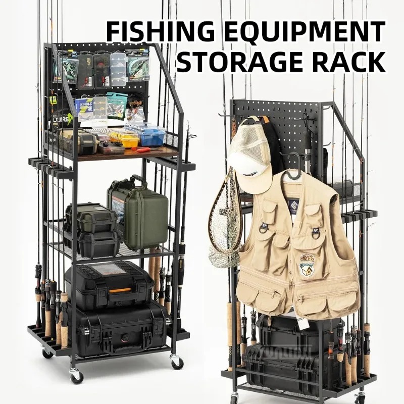 Fishing Quest - Półka do przechowywania sprzętu wędkarskiego, stojak